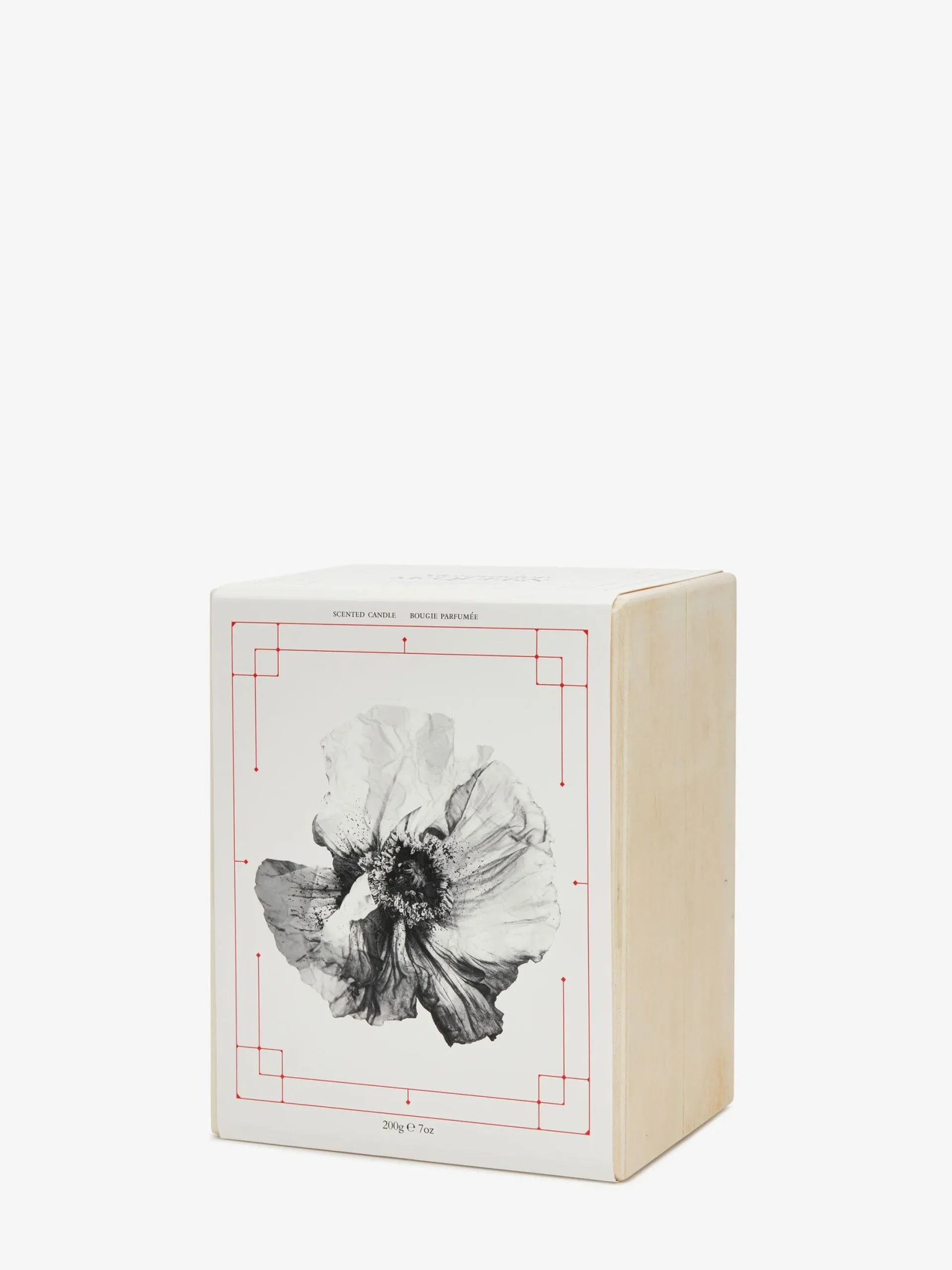 Fashion Alexander McQueen Ghost Flower Candle in Black