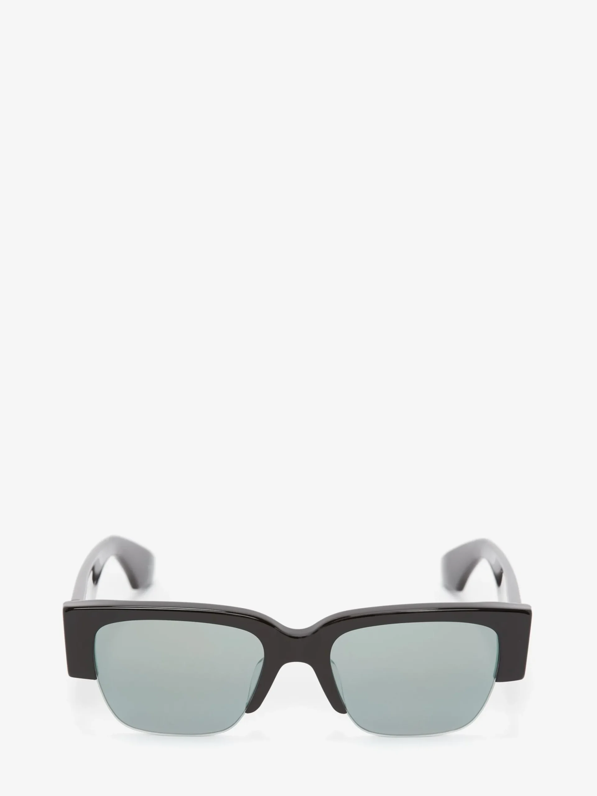 Best Alexander McQueen McQueen Graffiti Square Sunglasses in Black/Green
