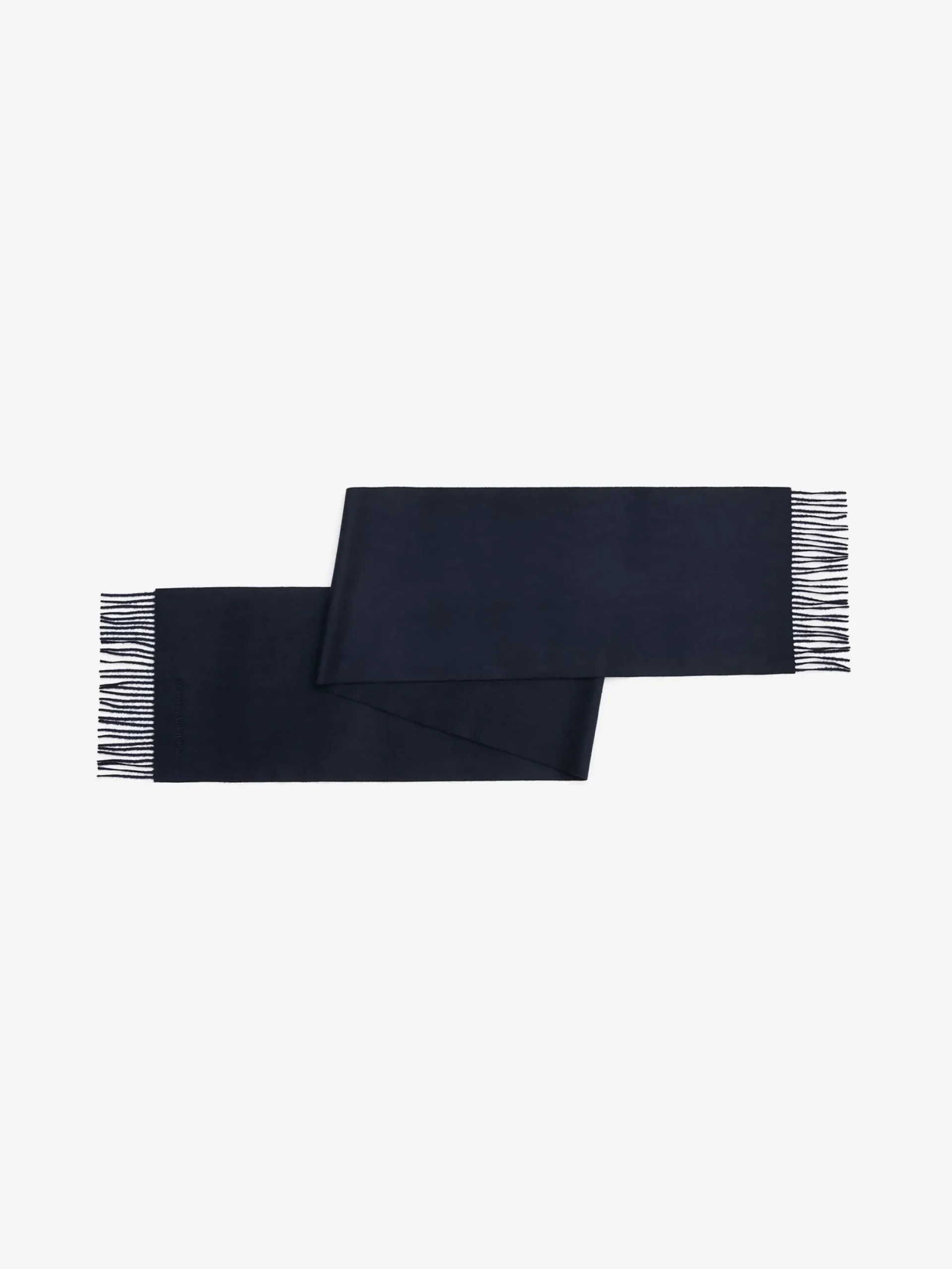 Best Sale Alexander McQueen Men's Embroidered Stole in Black