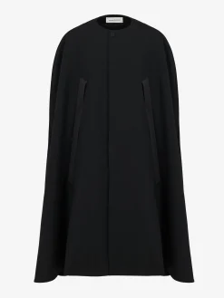 Outlet Alexander McQueen Men's Evening Cape in Black