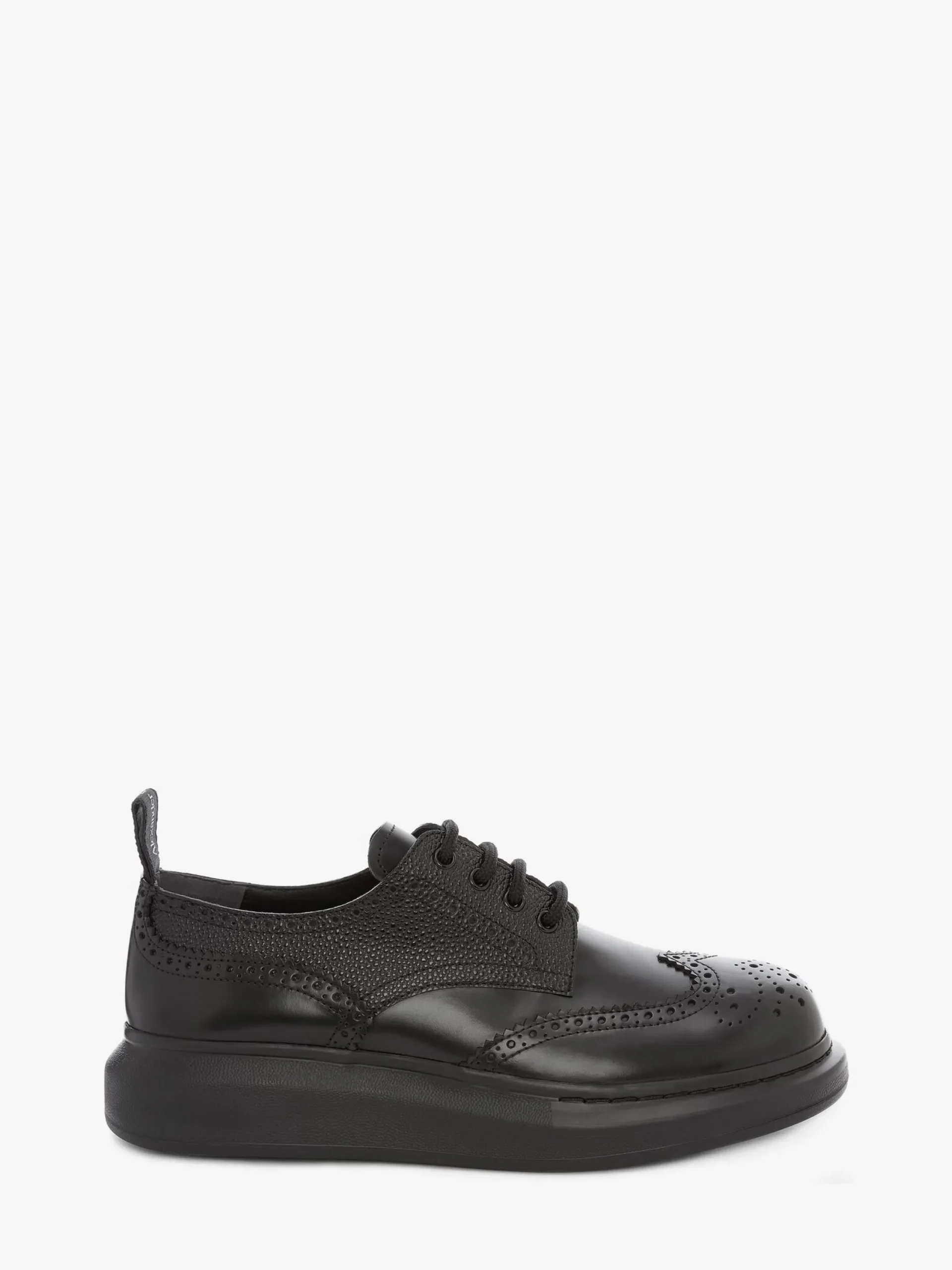 Outlet Alexander McQueen Men's Hybrid Lace Up in Black