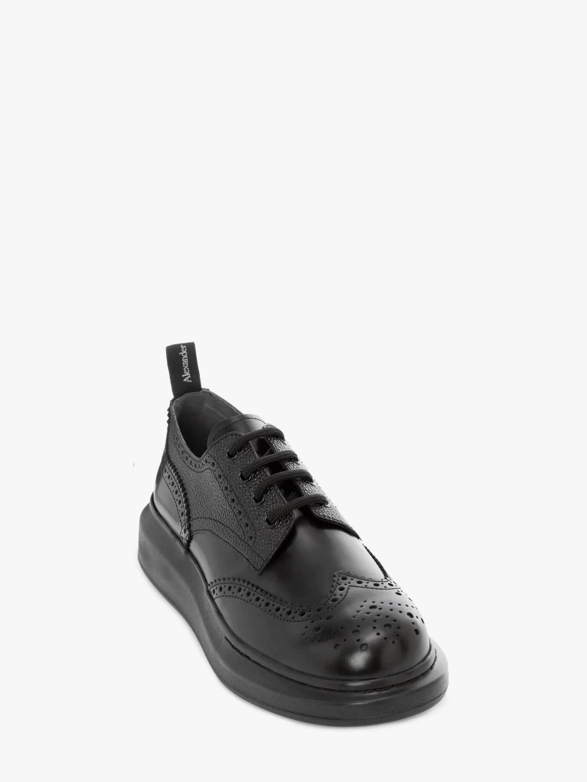 Outlet Alexander McQueen Men's Hybrid Lace Up in Black
