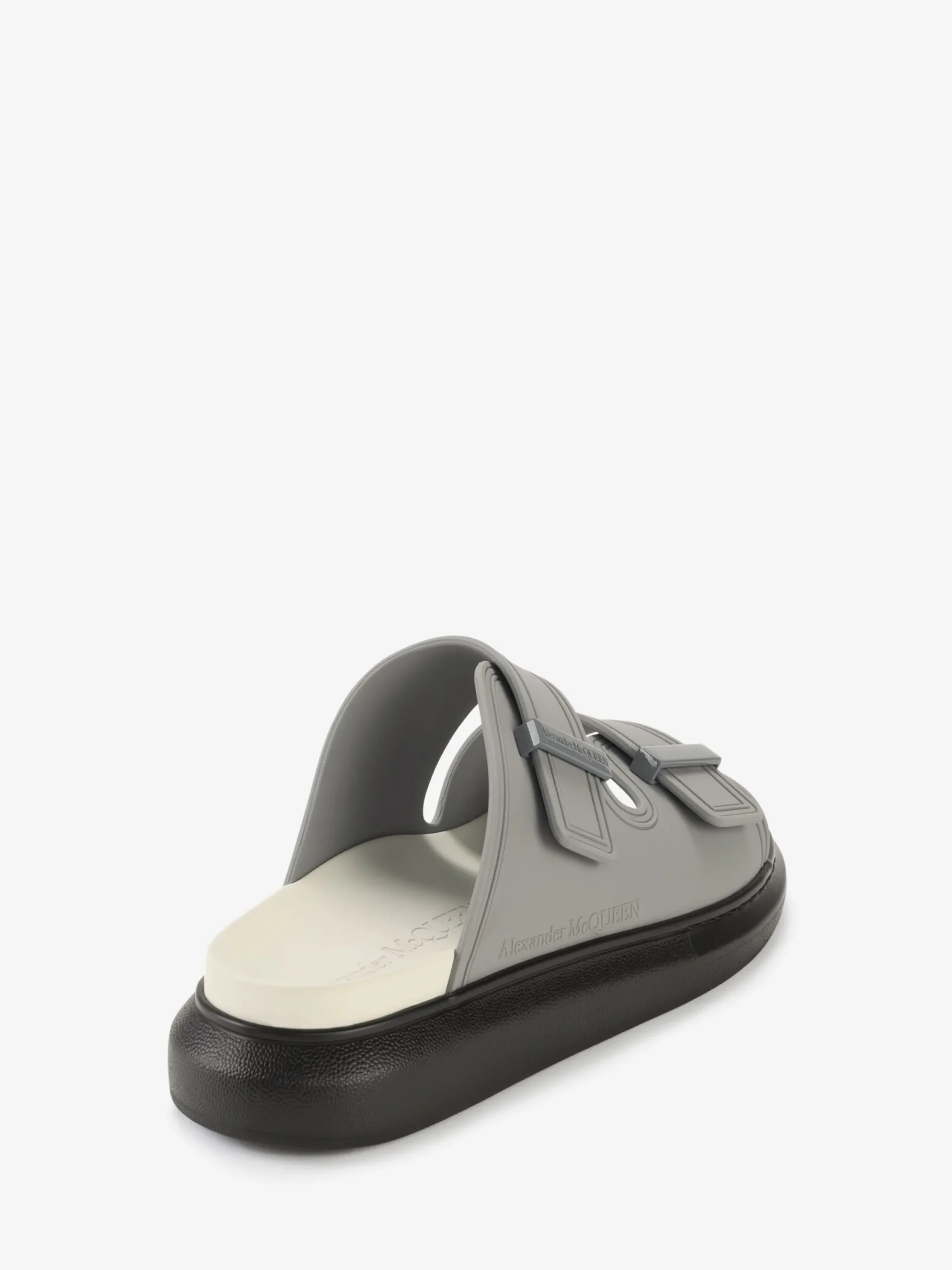 Hot Alexander McQueen Men's Hybrid Slide in Gun Grey