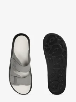 Hot Alexander McQueen Men's Hybrid Slide in Gun Grey