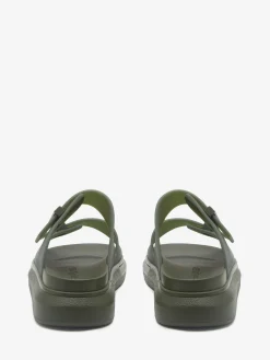 Hot Alexander McQueen Men's Hybrid Slide in Khaki
