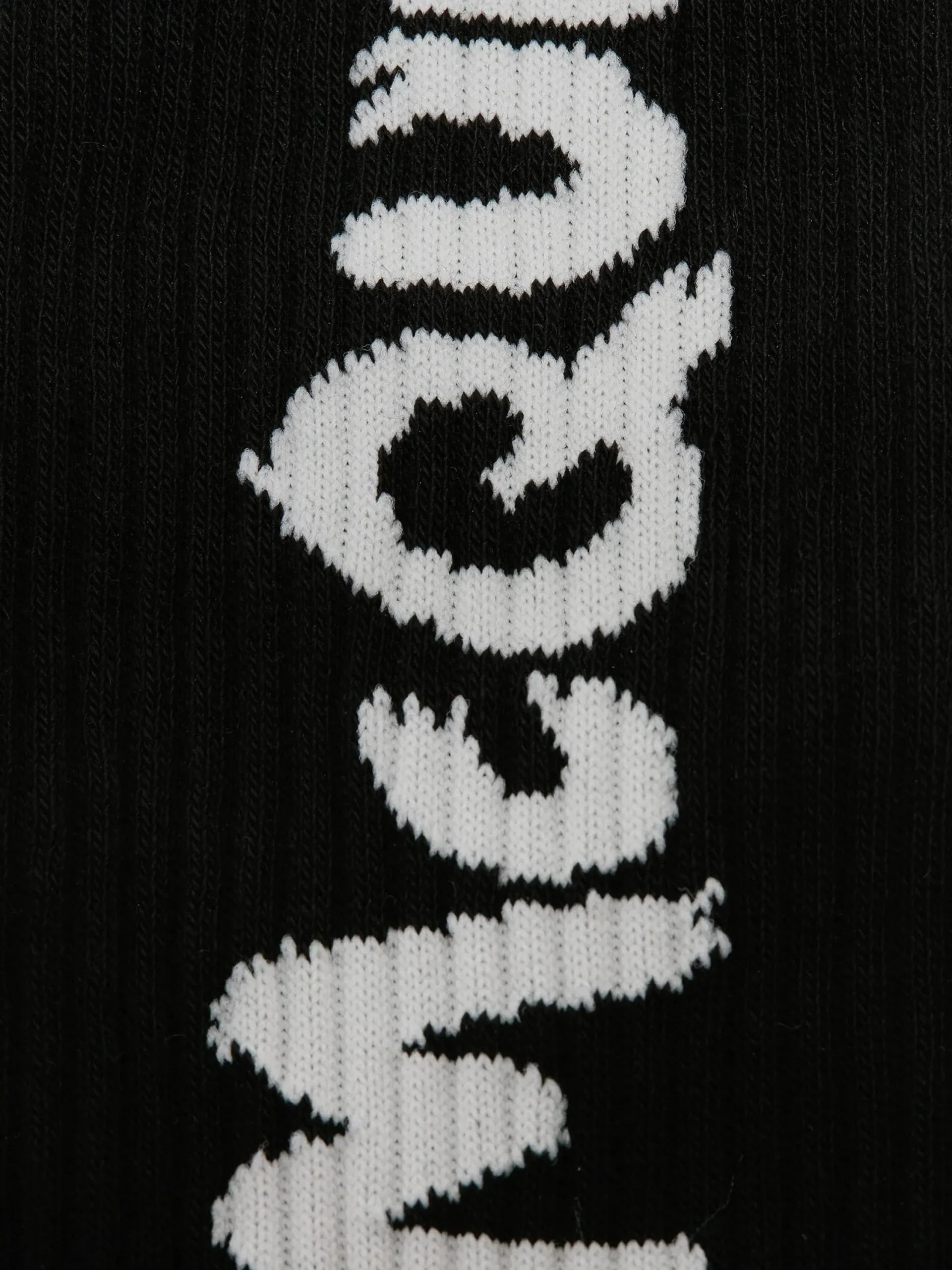 Cheap Alexander McQueen Men's McQueen Graffiti Socks in Black/Ivory