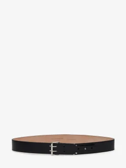 Hot Alexander McQueen Men's Military Belt in Black