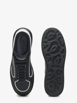 Cheap Alexander McQueen Men's Oversized Sneaker in Black/White