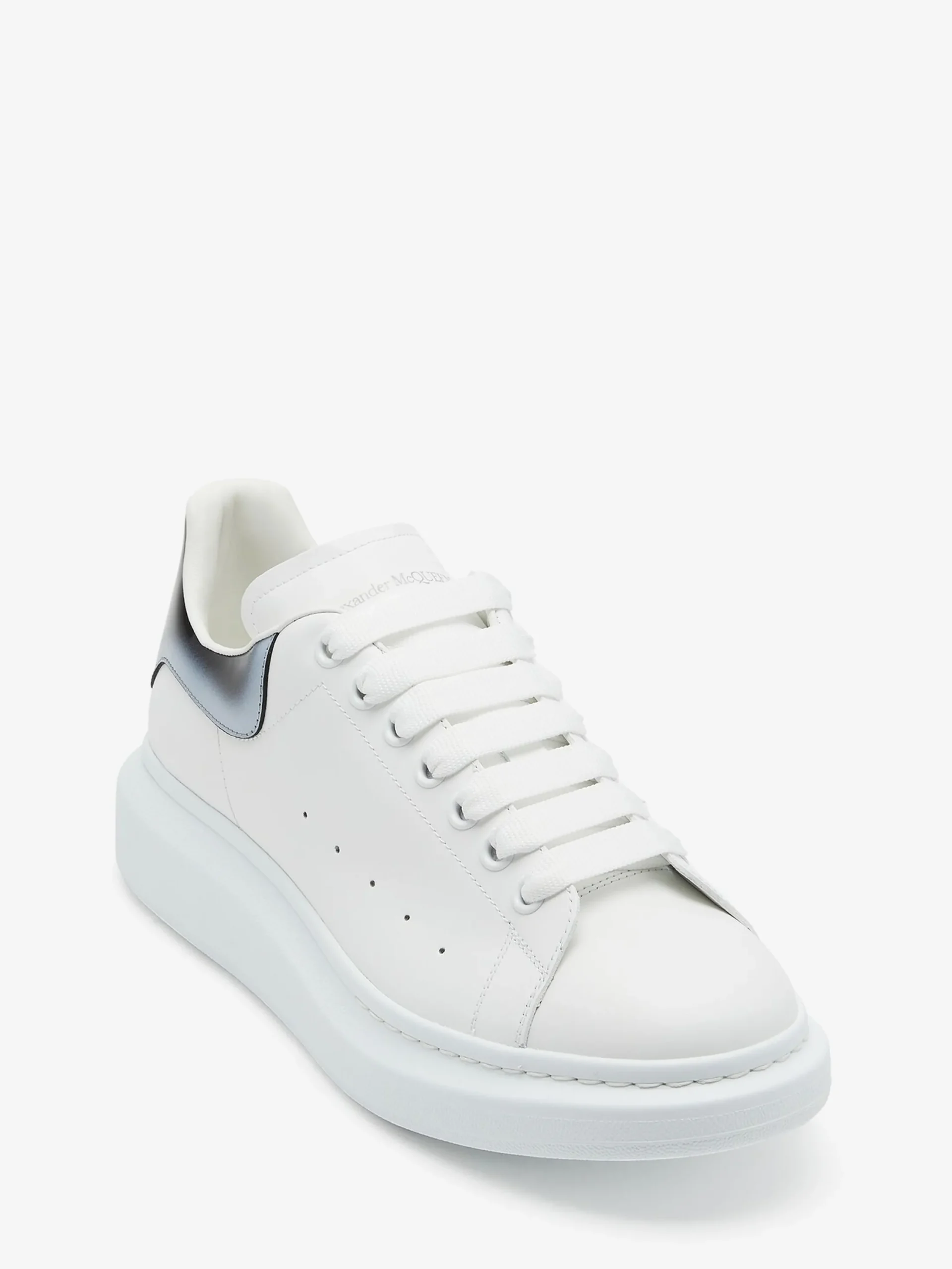 Flash Sale Alexander McQueen Men's Oversized Sneaker in White/Black