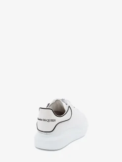 Clearance Alexander McQueen Men's Oversized Sneaker in White/Black