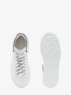 Clearance Alexander McQueen Men's Oversized Sneaker in White/Black