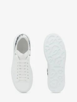 Fashion Alexander McQueen Men's Oversized Sneaker in White/Black