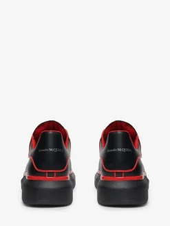 Clearance Alexander McQueen Men's Oversized Sneaker in Black/Tulip