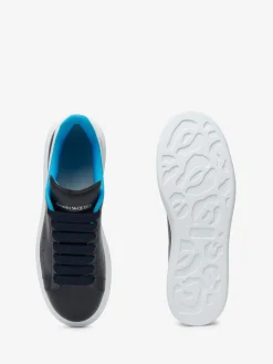 Cheap Alexander McQueen Men's Oversized Sneaker in Navy/White/Lapis Blue