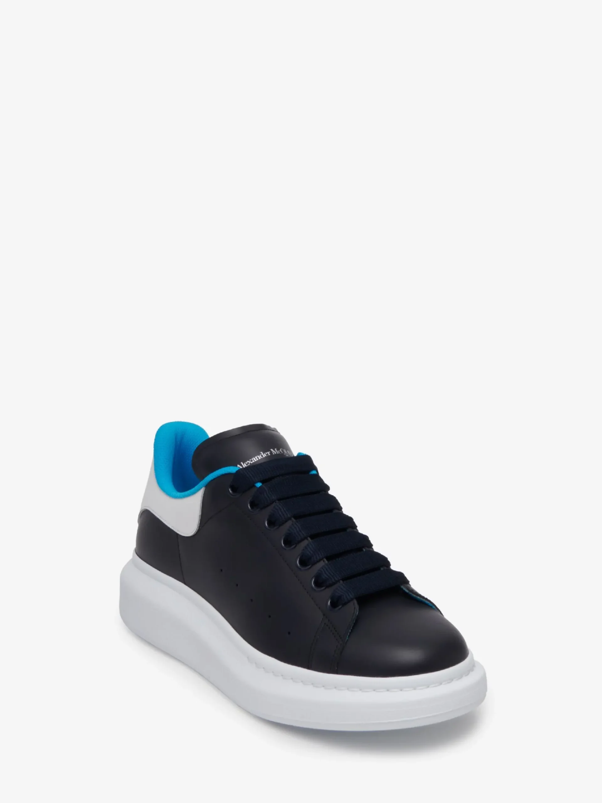Cheap Alexander McQueen Men's Oversized Sneaker in Navy/White/Lapis Blue