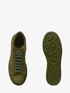 Flash Sale Alexander McQueen Men's Oversized Sneaker in Military Green