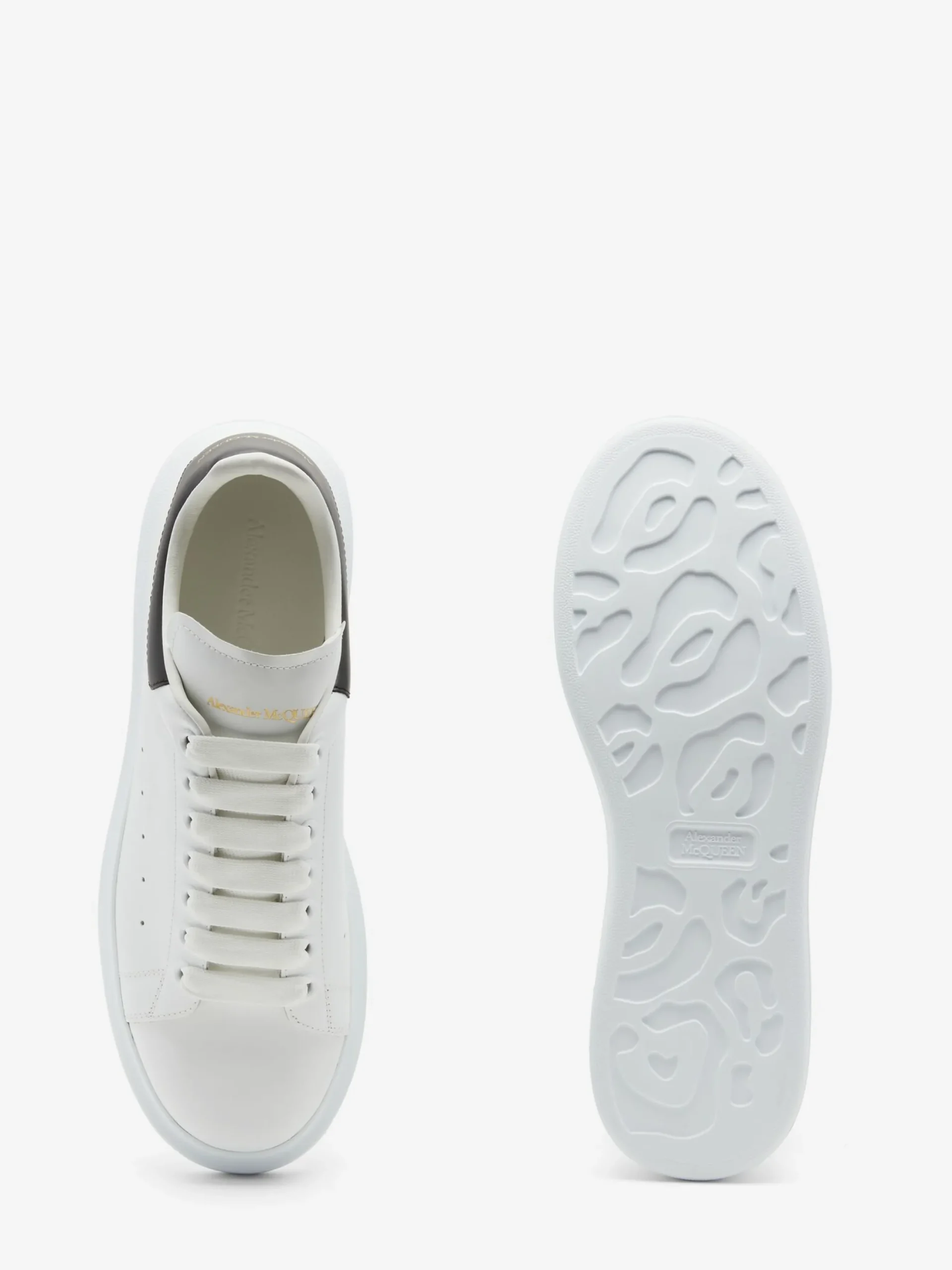 Hot Alexander McQueen Men's Oversized Sneaker in White/Black