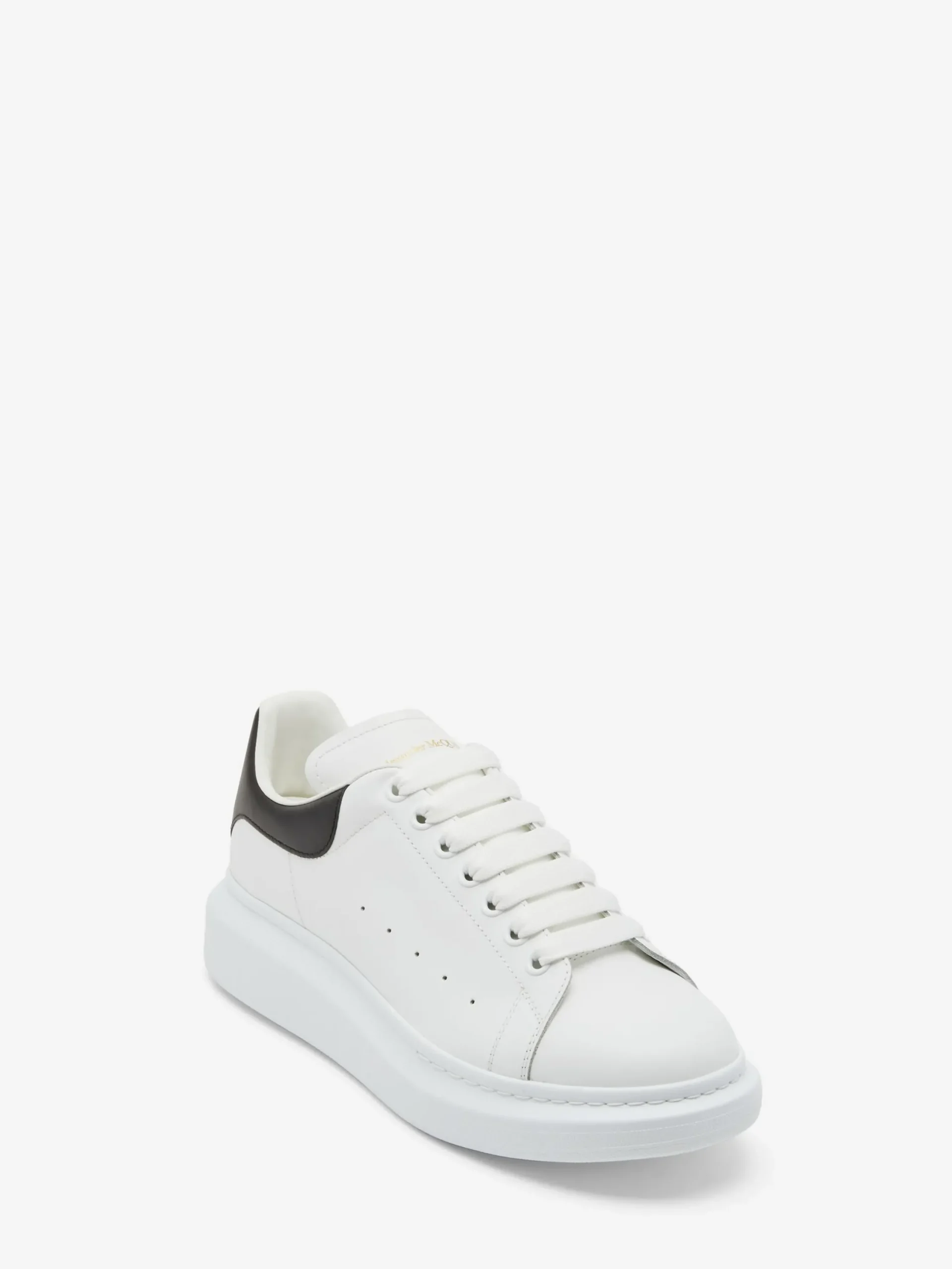 Hot Alexander McQueen Men's Oversized Sneaker in White/Black