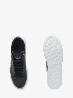 New Alexander McQueen Men's Oversized Sneaker in Black/Silver