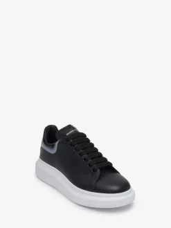 New Alexander McQueen Men's Oversized Sneaker in Black/Silver