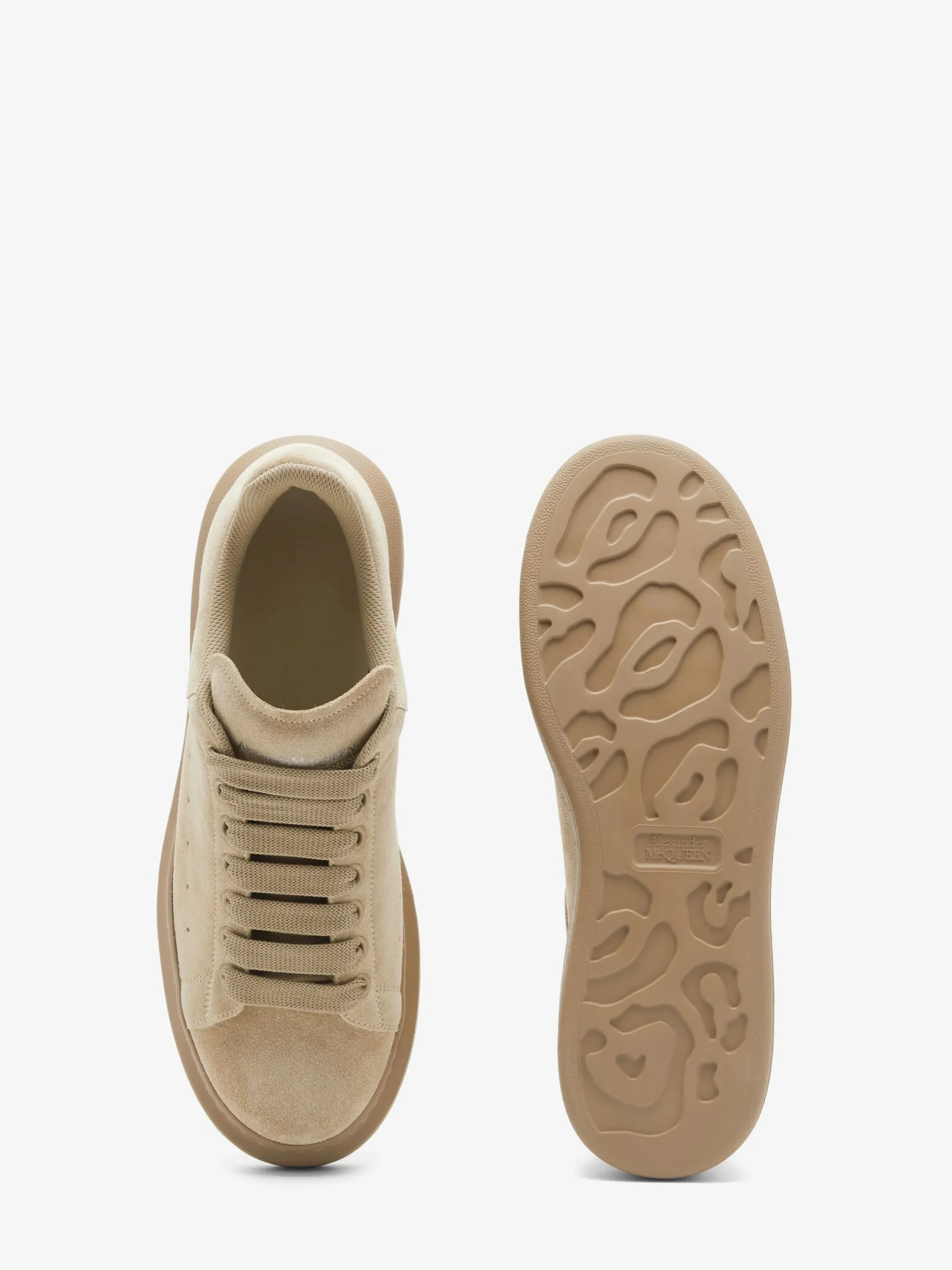 Outlet Alexander McQueen Men's Oversized Sneaker in Beige