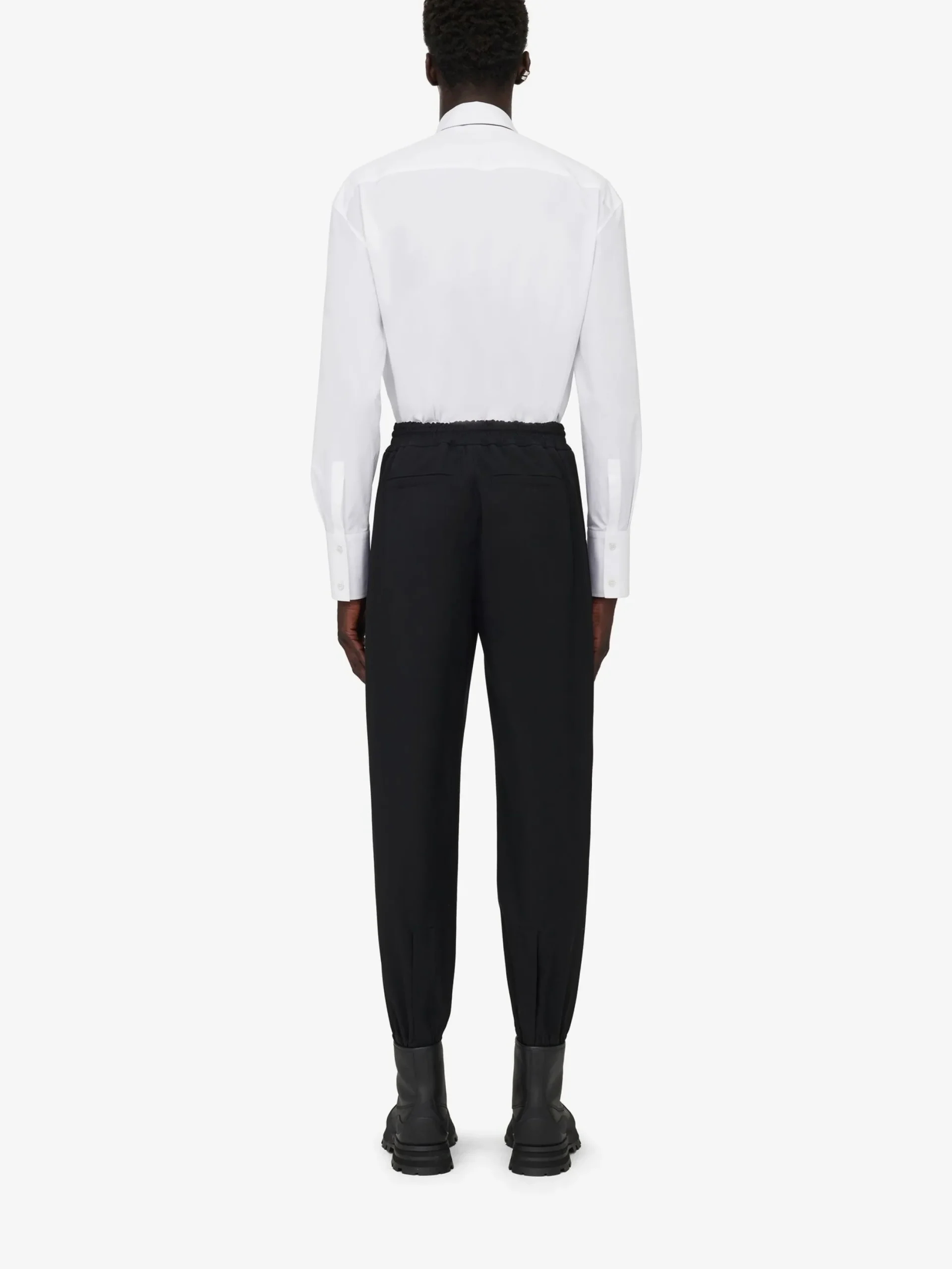 Hot Alexander McQueen Men's Press Stud Cargo Trousers in Black