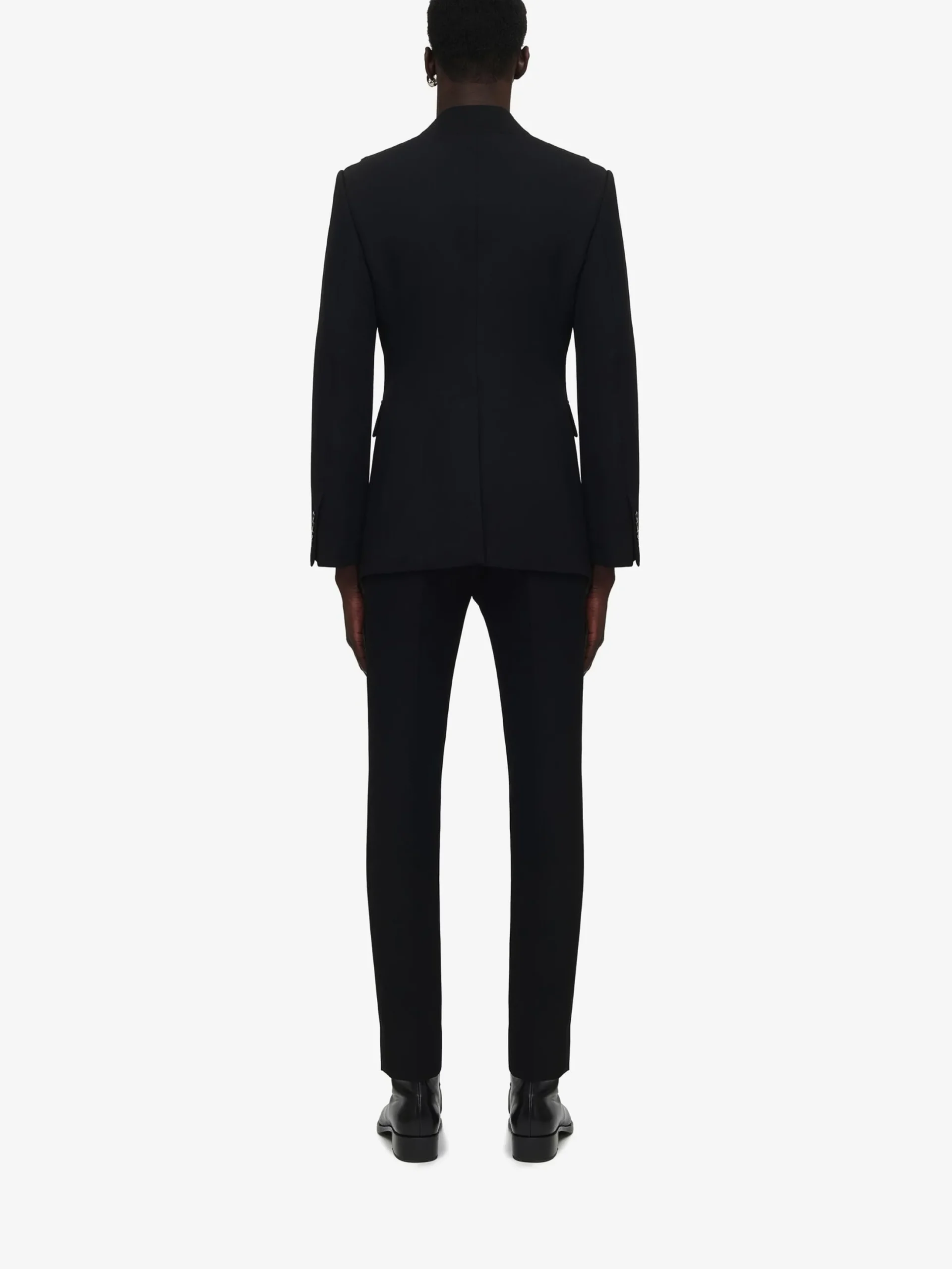 Cheap Alexander McQueen Men's Reconstructed Layered Jacket in Black
