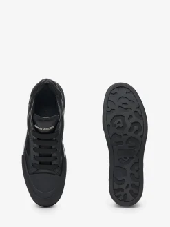 Cheap Alexander McQueen Men's Skate Deck Plimsoll in Black/White