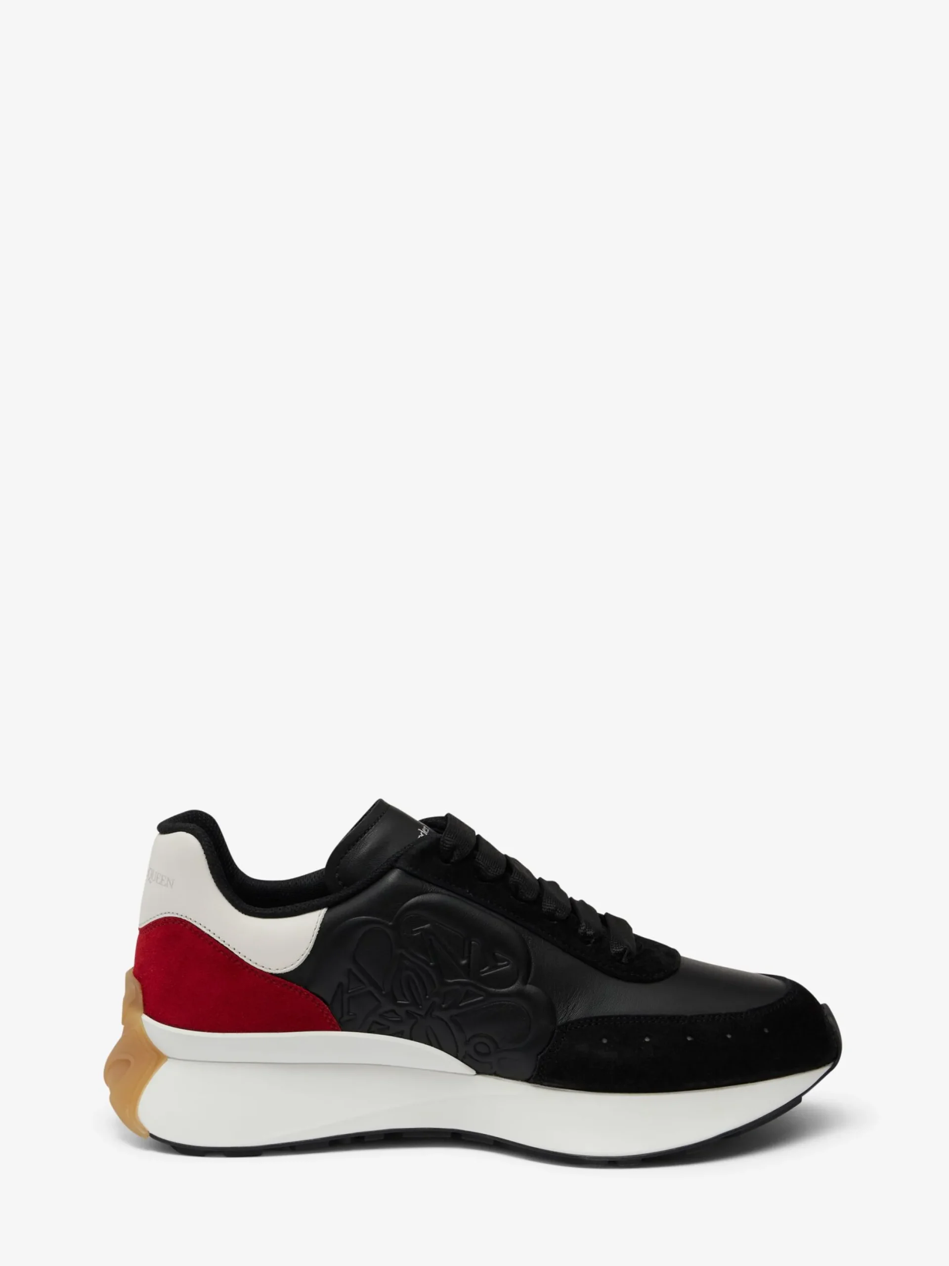 Cheap Alexander McQueen Men's Sprint Runner in Black/Multicolor
