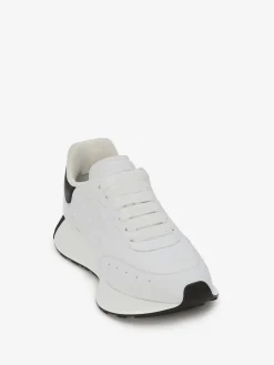 Shop Alexander McQueen Men's Sprint Runner in White/Black