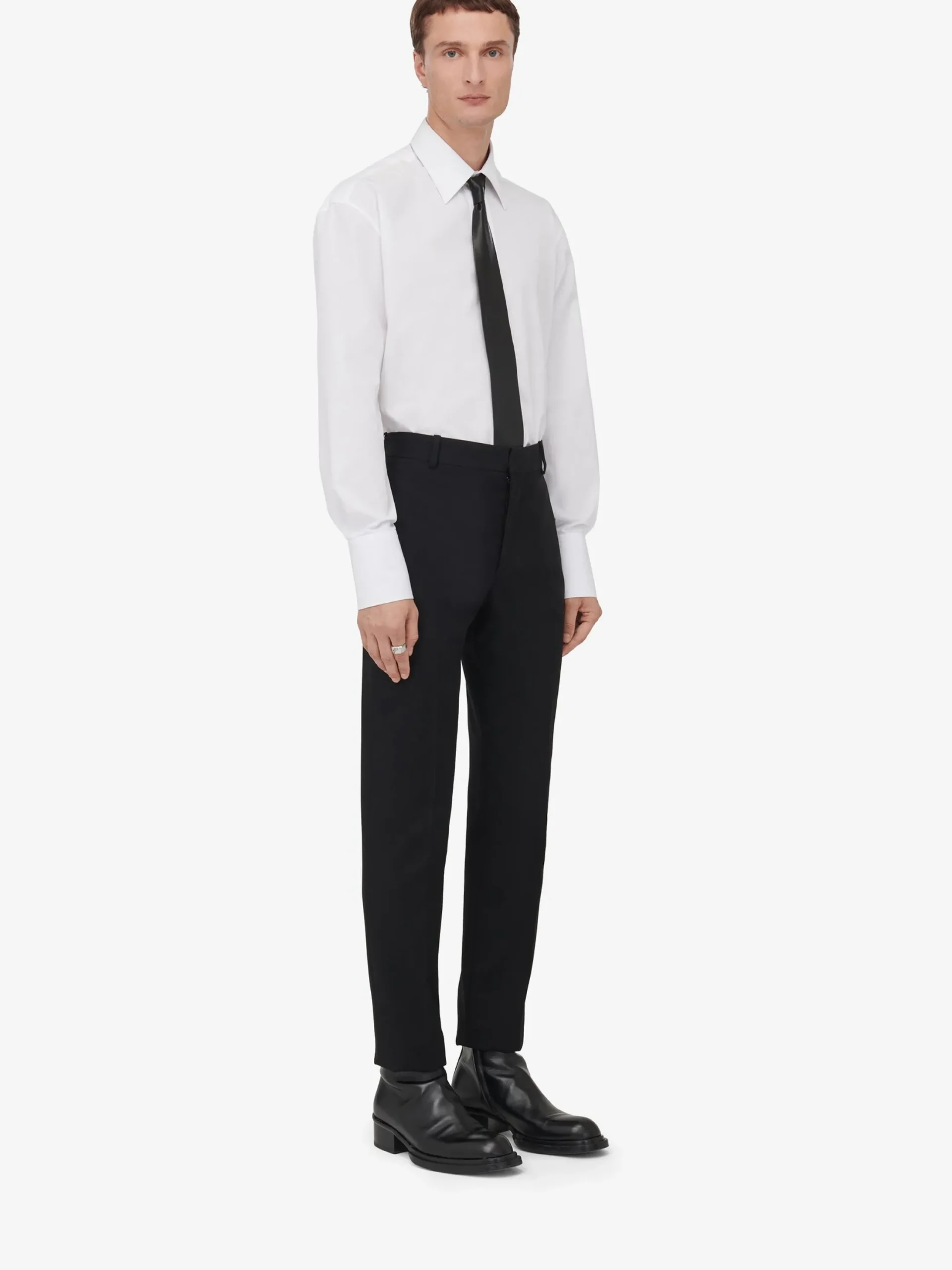 Outlet Alexander McQueen Men's Tailored Cigarette Trousers in Black
