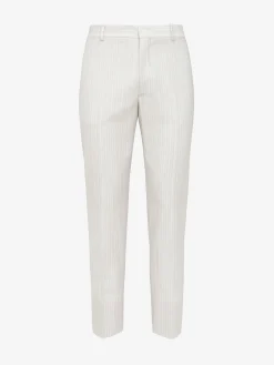 Cheap Alexander McQueen Men's Tailored Cigarette Trousers in Ice Grey