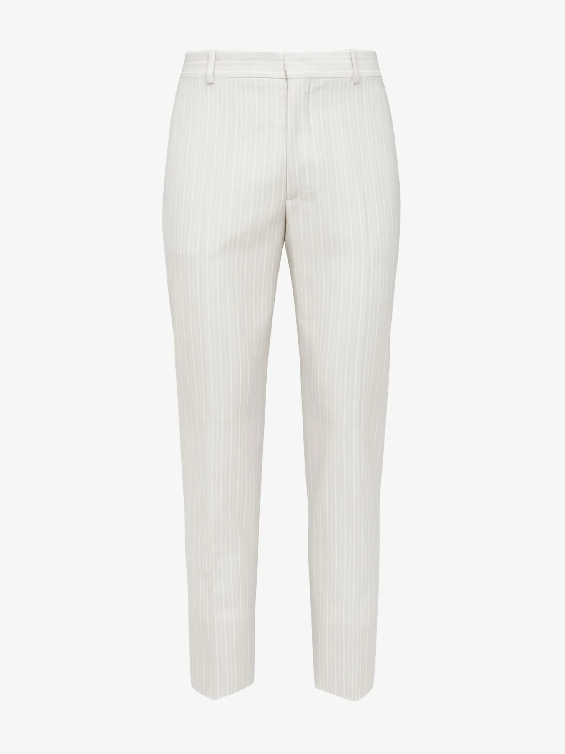 Cheap Alexander McQueen Men's Tailored Cigarette Trousers in Ice Grey
