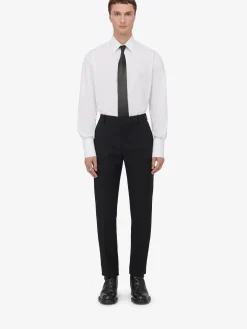 Store Alexander McQueen Men's Tailored Cigarette Trousers in Black
