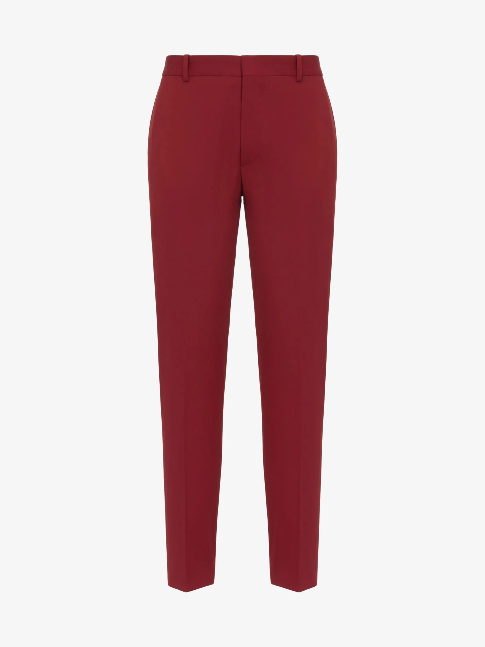 Outlet Alexander McQueen Men's Tailored Cigarette Trousers in Garnet