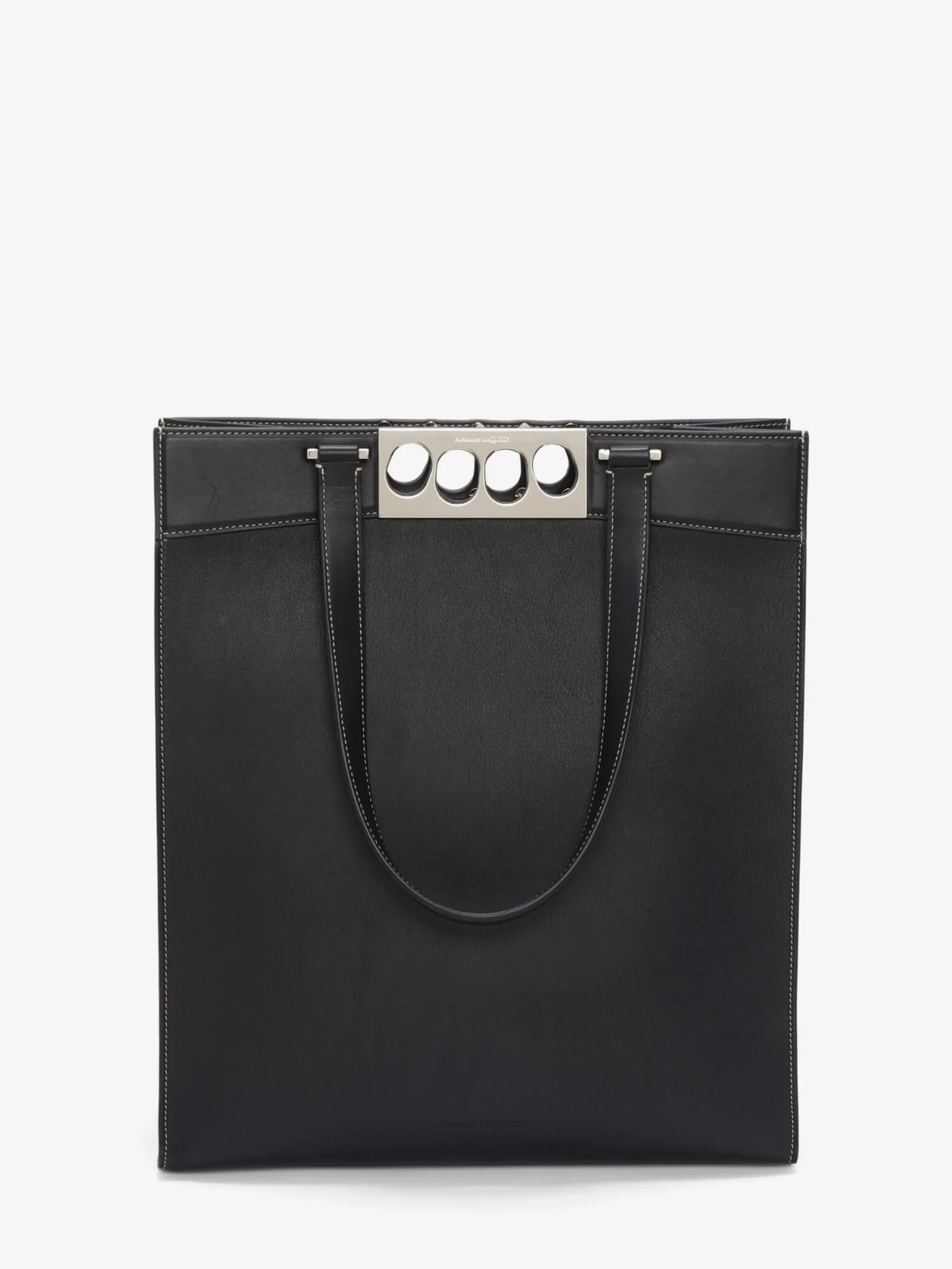 Online Alexander McQueen Men's The Grip Tote Bag in Black