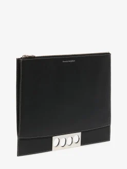 Cheap Alexander McQueen Men's The Grip Zip Pouch in Black