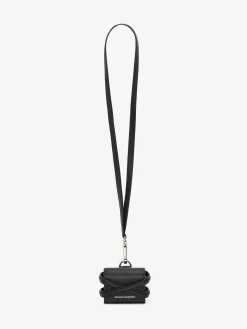 Sale Alexander McQueen Men's The Harness Airpods Pro Case in Black