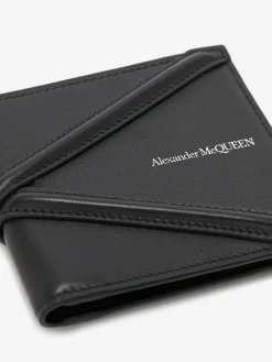 Outlet Alexander McQueen Men's The Harness Billfold Wallet in Black
