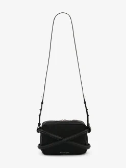 Fashion Alexander McQueen Men's The Harness Camera Bag in Black