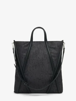 Discount Alexander McQueen Men's The Harness Shopper in Black