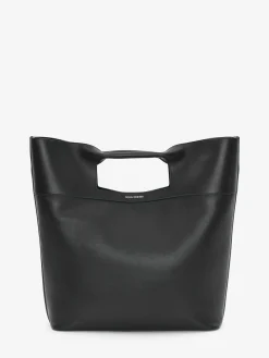 Store Alexander McQueen Men's The Square Bow Small in Black
