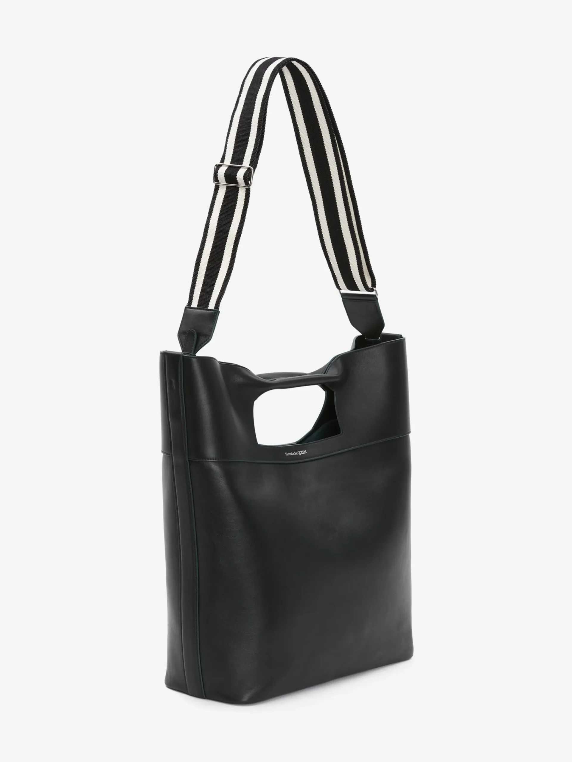 Store Alexander McQueen Men's The Square Bow Small in Black