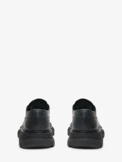New Alexander McQueen Men's Tread Lace Up in Black