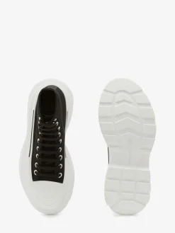 Sale Alexander McQueen Men's Tread Slick Boot in Black/White