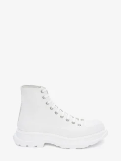 Outlet Alexander McQueen Men's Tread Slick Boot in White