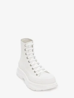 Outlet Alexander McQueen Men's Tread Slick Boot in White