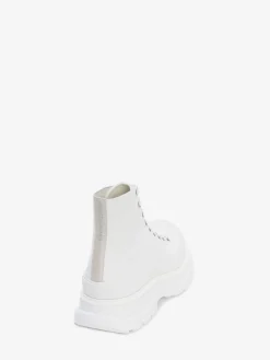 Outlet Alexander McQueen Men's Tread Slick Boot in White