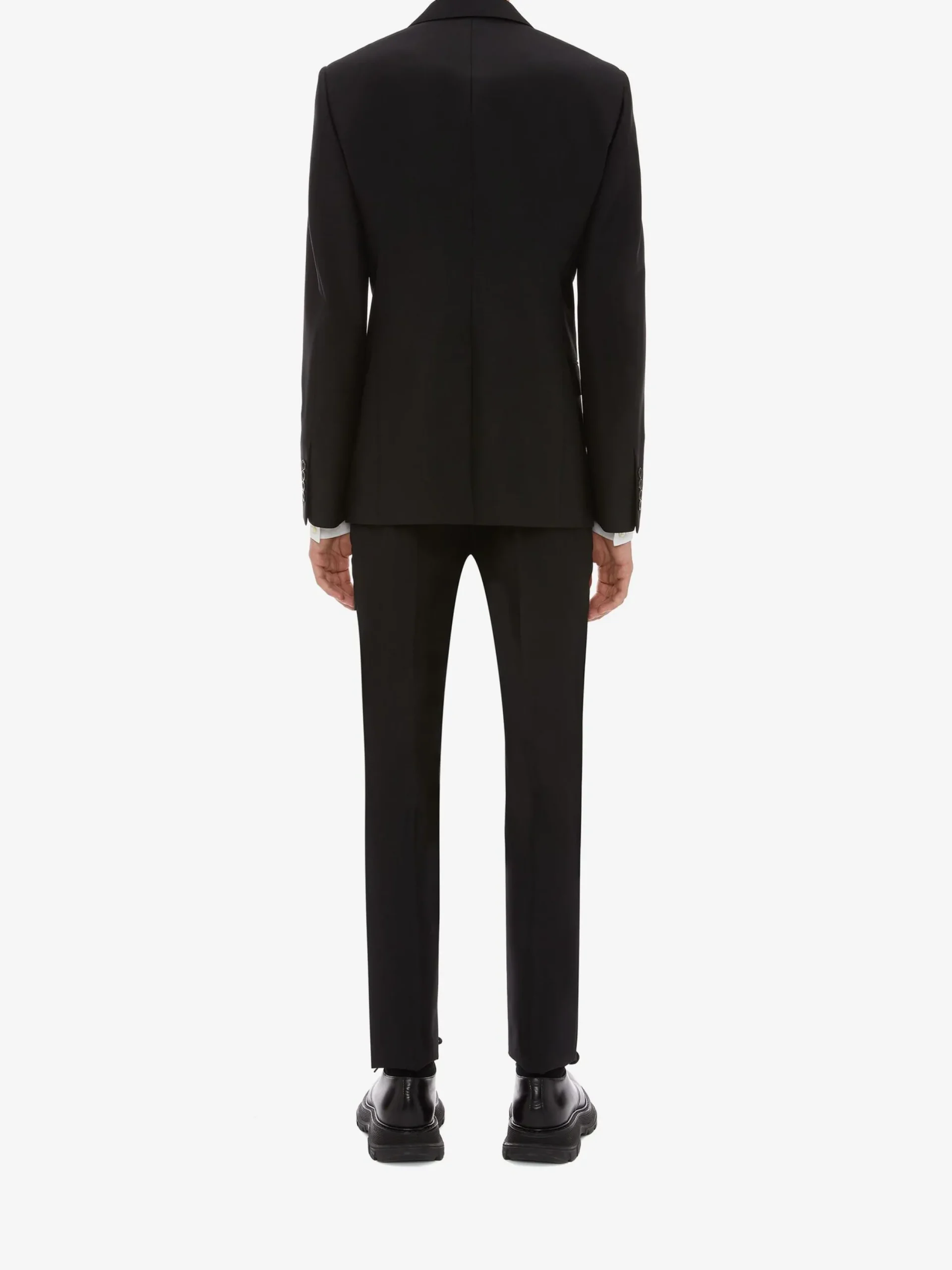 Fashion Alexander McQueen Men's Wool Mohair Jacket in Black