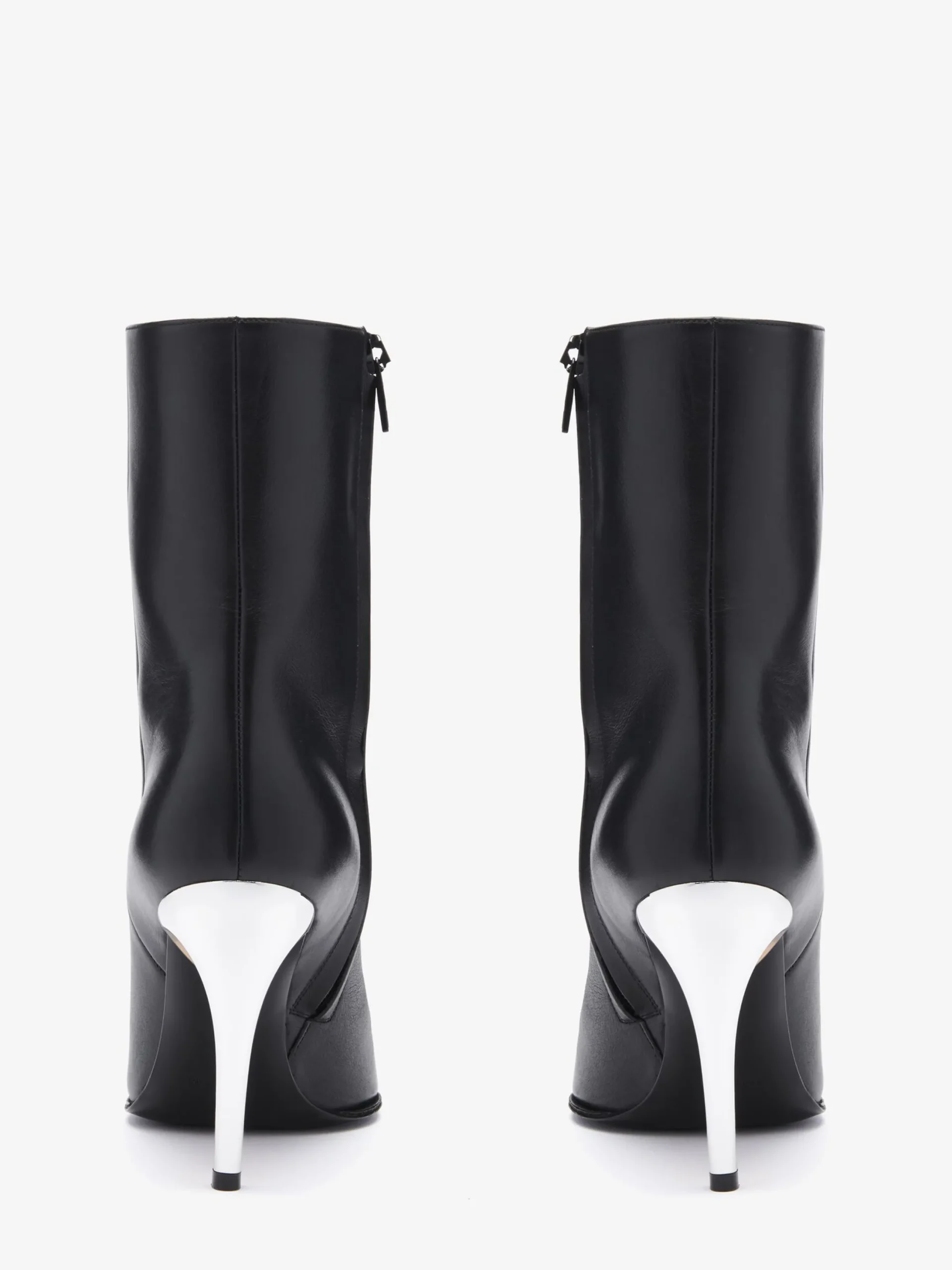 Hot Alexander McQueen Women's Armadillo Ankle Boot in Black/Silver/Gold